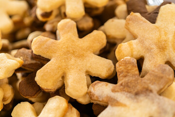 Festive Snowflake Sugar Cookies Cutouts