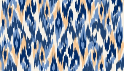 geometric ethnic vintage texture vector art design. textile fashion pattern line ikat seamless pattern and batik fabric texture asian background wallpaper geometry indian. Ethnic abstract ikat art .