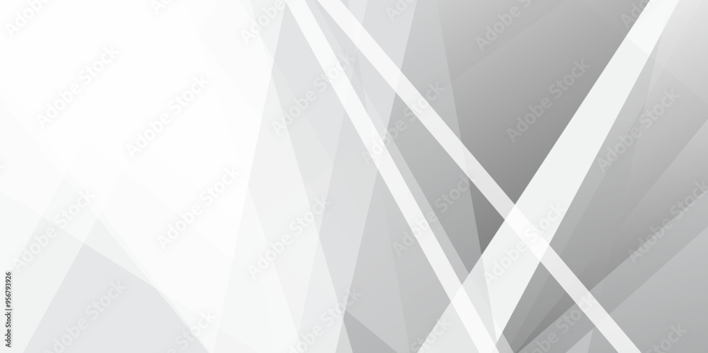 Poster gray abstract gradient hd background with lines. white and grey background. abstract pale geometric 