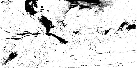 Distressed and rough concrete floor vector texture. Subtle texture with grain and stains. Black and White Grunge Texture with Dust and Grain Noise Particles