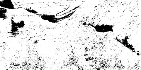 Black and white texture in art style. Fantastic monochrome background. Pattern from the chaos of dots, spots, lines. Grunge dark surreal