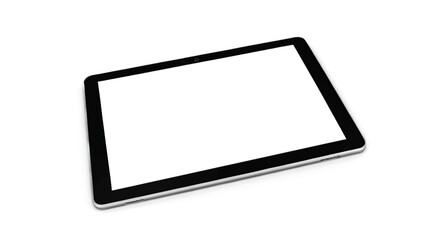 tablet pc isolated on white background