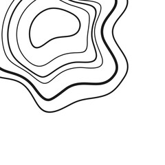 Topography Line Corner