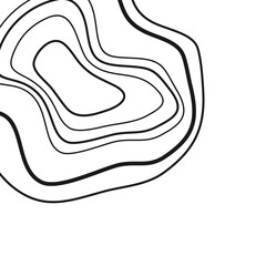 Topography Line Corner