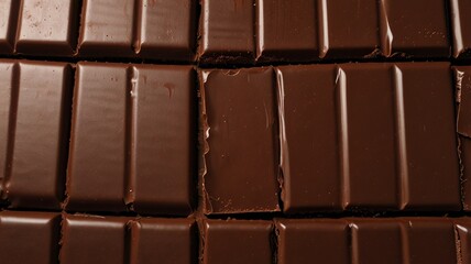 Obraz premium Broken Chocolate Bar Texture