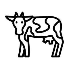 Dairy Cow Icon