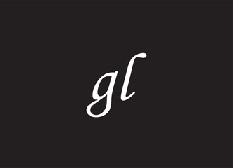 GL letter logo and initial logo design