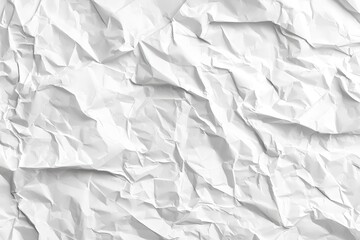Fototapeta premium White crumpled paper texture