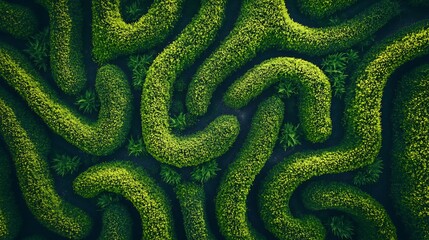 Fototapeta premium Aromatic Green Maze