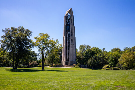 Moser Tower in Naperville, Illinois  August 31, 2024