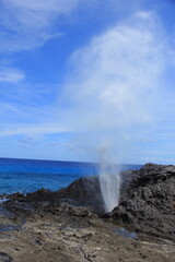 Halona Blowhole Lookout in Hawaii 