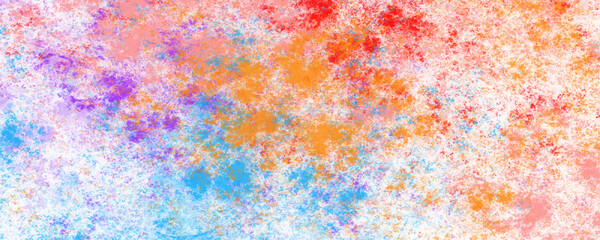 Abstract colorful and violet good bright backdrop. Grunge texture splash paint wall multicolor. Colorful painted decorative wall texture. Multicolor grunge background. multi color grunge design