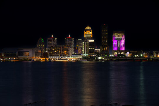 Louisville Skyline After Dark