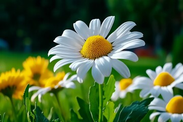 Daisies, bright and cheerful, open fields bring a sense of joy and simplicity to natureâ€™s canvas
