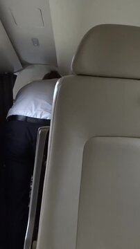 Corporate Jet Airplane Aircraft Inside Interior Seats