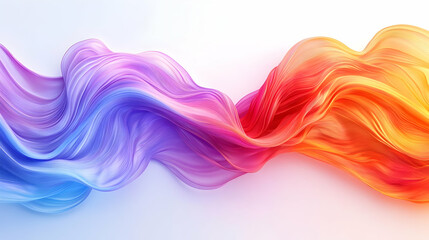 Fototapeta premium Creative E Learning Interface concept as A glossy abstract representation of a creative e learning interface with fluid lines and vibrant hues symbolizing interactive online education ideal for banner