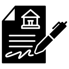 Lease Contract Icon