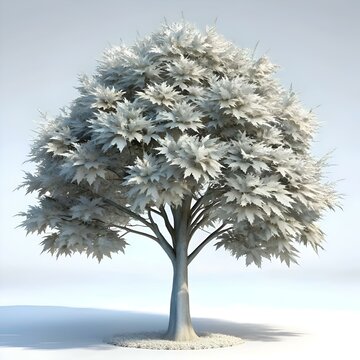 A high quality 3D model of a silver maple tree. perfect for adding realistic foliage to your 3D scenes and projects.