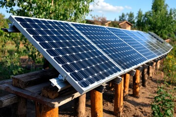 Photovoltaic cells, renewable energy sources, solar farms contribute significantly to reducing greenhouse gas emissions