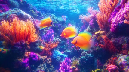 Neon Fish Dance Through Holographic Reefs in AR 169_2