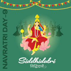 navratri day9 goddess siddhidatri