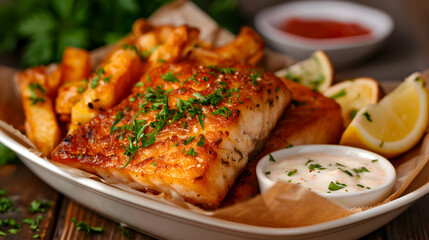 Classic Fish And Chips 