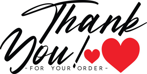 Thank You for Your Order. Elegant Thank You for Your Order Design with Stylish Graphics. Sophisticated Thank You for Your Purchase Image with Modern Elements. Chic Thank You for Your Order Graphic	