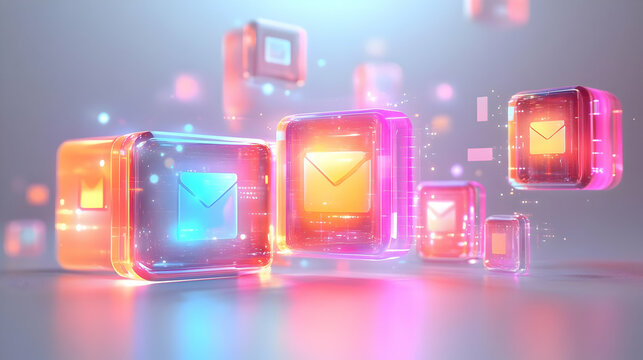 Glossy E Learning Interface concept as A glossy abstract interface design with glowing elements representing an e learning platform ideal for banners or online advertisements promoting educational ser