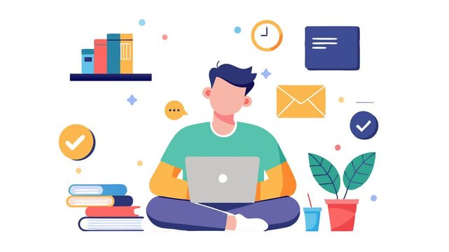 online learning animation, 2d animation cartoon