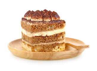 tiramisu cake on transparent png