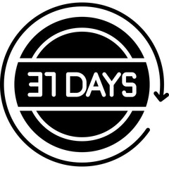 31 Days Return Icon