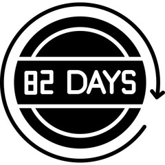 82 Days Return Icon