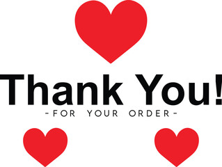 Thank You for Your Order. Elegant Thank You for Your Order Design with Stylish Graphics. Sophisticated Thank You for Your Purchase Image with Modern Elements. Chic Thank You for Your Order Graphic	