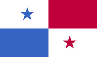 Illustration of Panama flag
