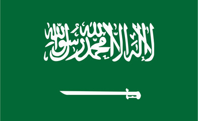 Illustration of Saudi Arabia flag