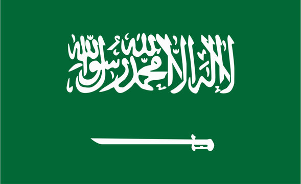 Illustration of Saudi Arabia flag