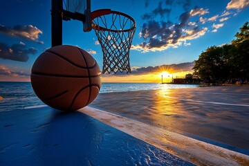 Concrete courts, chain nets, sunset games epitomize the streetball experience
