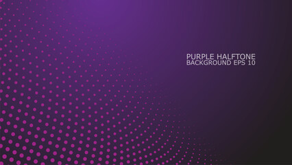 Purple Halftone abstract background vector image for backdrop or presentaion