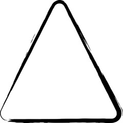Brush rounded triangle. Concept art