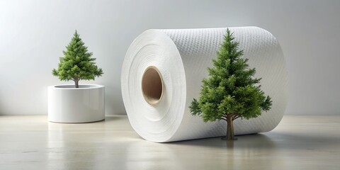customizable toilet paper with tree design option to add personalized touch unique gift idea
