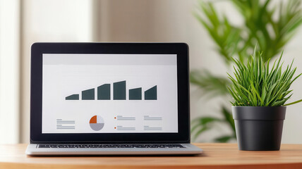 Digital dashboard displaying realtime effects of economic policy changes on small businesses, concept of targeted economic support