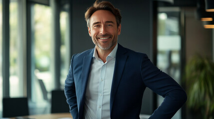 Fototapeta premium People, workplace, office, suit, half-length shot