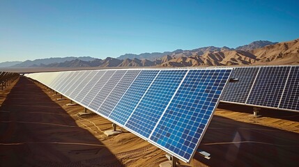  solar farm in desert