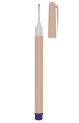 Paint marker pen. vector illustration