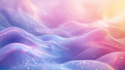 Pastel Colored Abstract Background with Glowing Glitter Accents for Dreamy Artistic Aesthetics