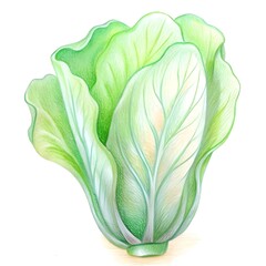 A detailed hand drawn illustration of a fresh. vibrant cabbage. perfect for adding a touch of nature to your designs.