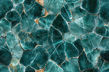 Flat lay top view texture of cool jade seamless pattern background