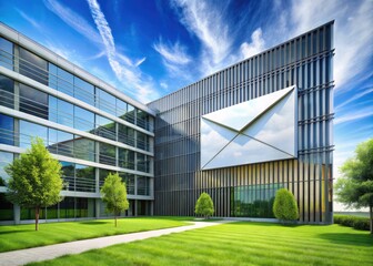 Obraz premium Energy-efficient office exterior envelope solutions