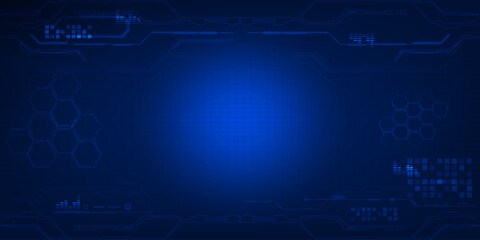 Abstract technology background. Futuristic digital space technology concept.