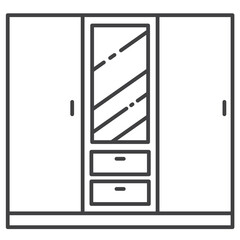 3 doors wardrobe